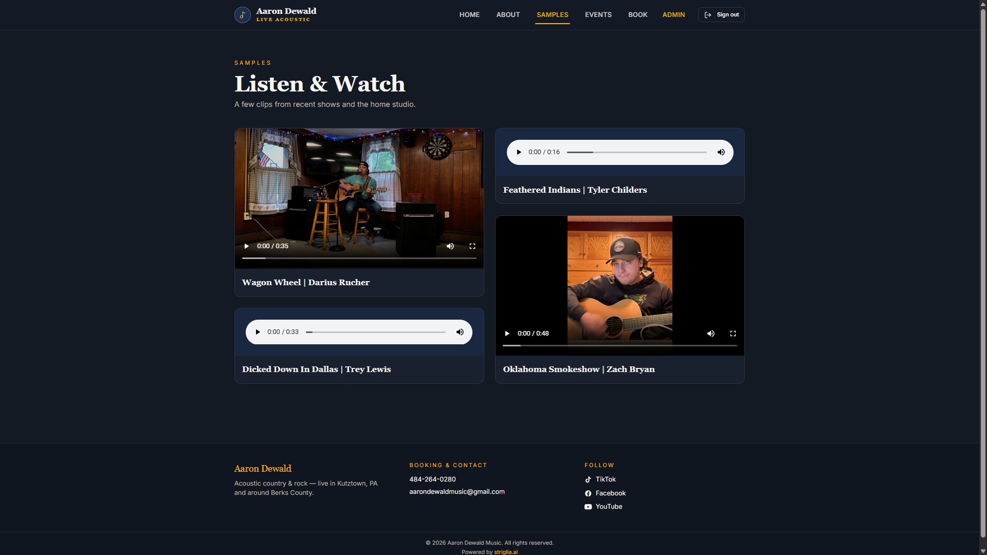 Aaron Dewald Music view 3